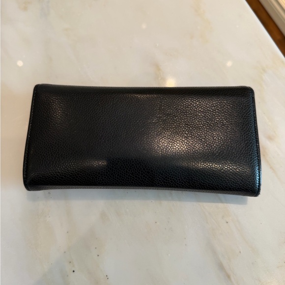 CHANEL Black Pebbled Leather Wallet - Picture 7 of 7